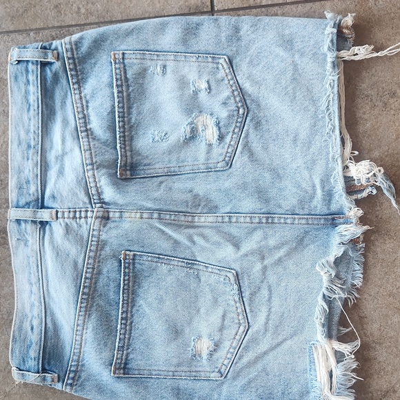 NWOT..We The Free Blue Jean Skirt - Picture 2 of 7